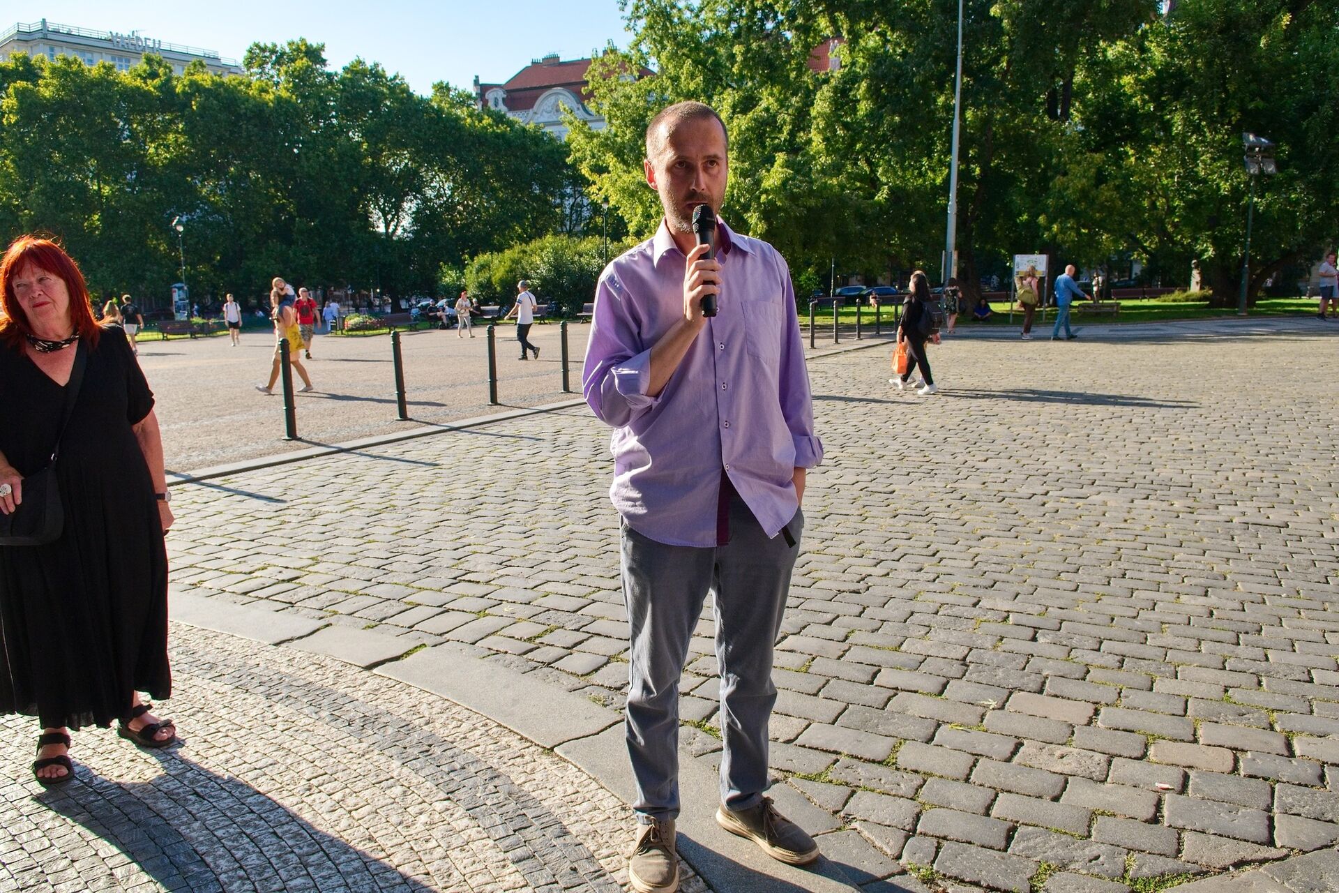 Herec a režisér Milan Sabo. Foto: Markéta Hrbková.